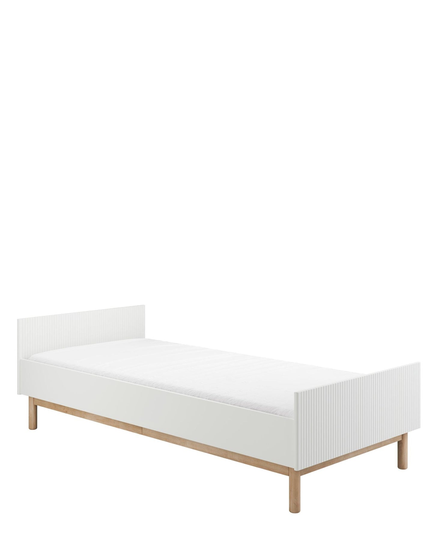 Pinio, Miloo Säng Vit, 90x200 eller 120x200cm