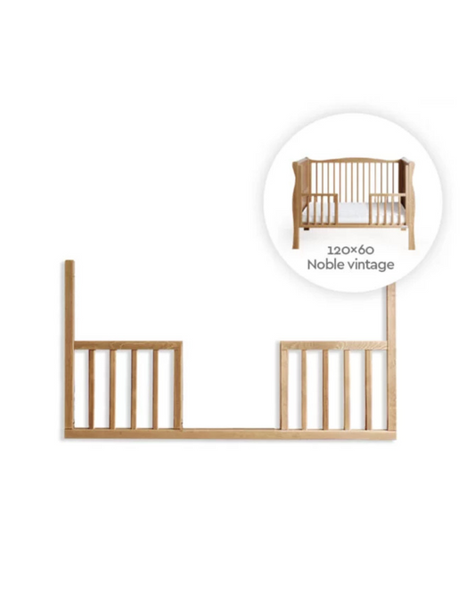 Woodies, Säkerhetsstång DayBed Noble 60x120 cm, Valnöt