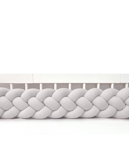 Reunapehmuste 4-nauhan Letti, Velvet Light Grey