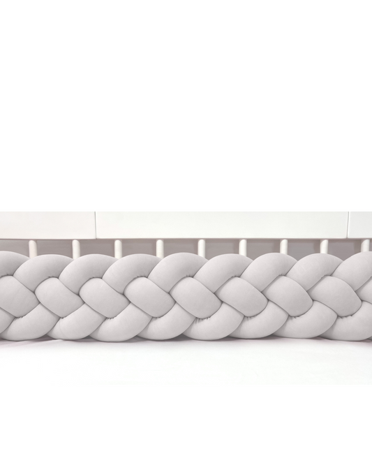 Reunapehmuste 4-nauhan Letti, Velvet Light Grey