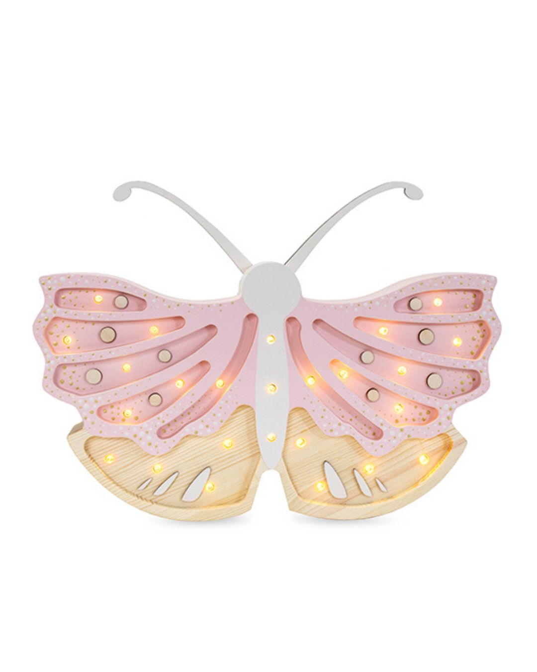 Little Lights Night Light, Butterfly Strawberry Cream