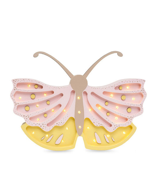 Little Lights Night Light, Butterfly Honey Rose