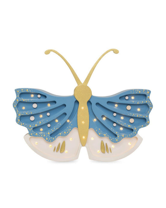 Little Lights Night Light, Butterfly Daisy Blue