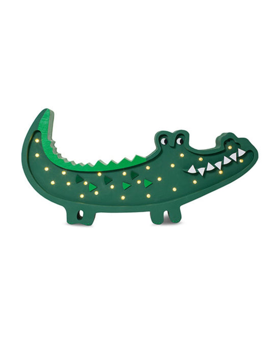 Little Lights Night Light Crocodile, Papkin Green
