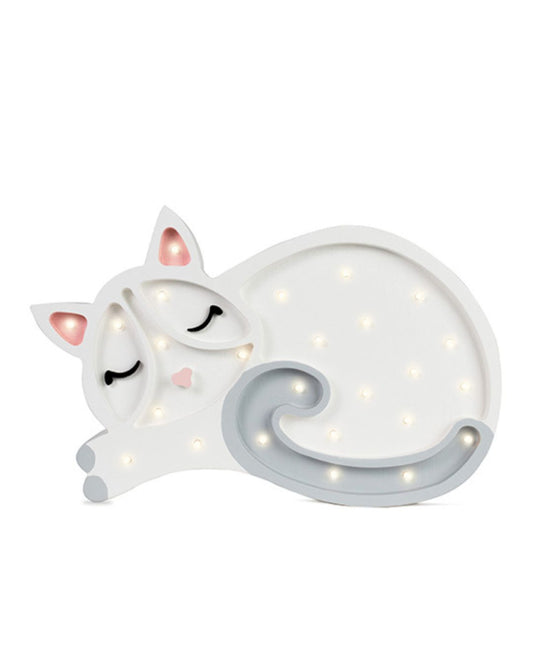 Little Lights Night Light, Cat White