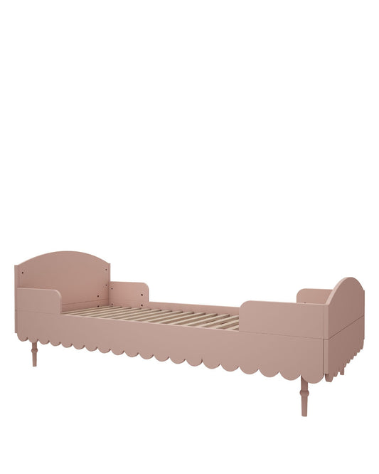 Wood Luck Design, Sänky 90x200, Babushka Natural Pink