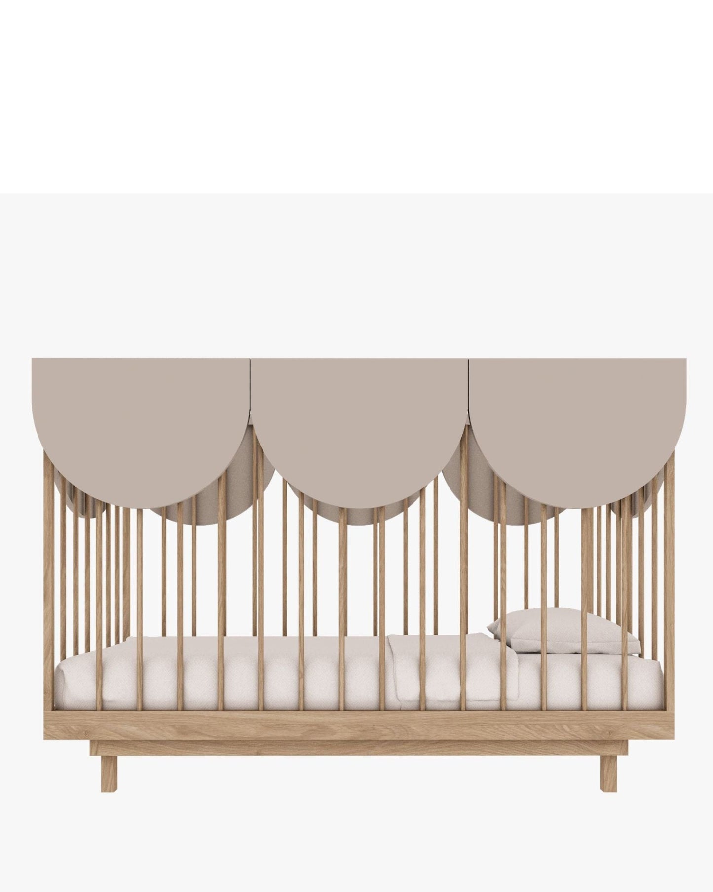 Wood Luck Design, Pinnasänky & Juniorisänky 3 IN 1, 70x140 cm, Bloom