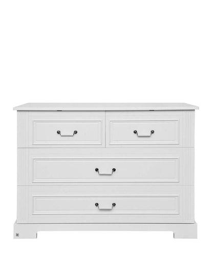 Bellamy, Ines, Byrå med 4 lådor, Vit