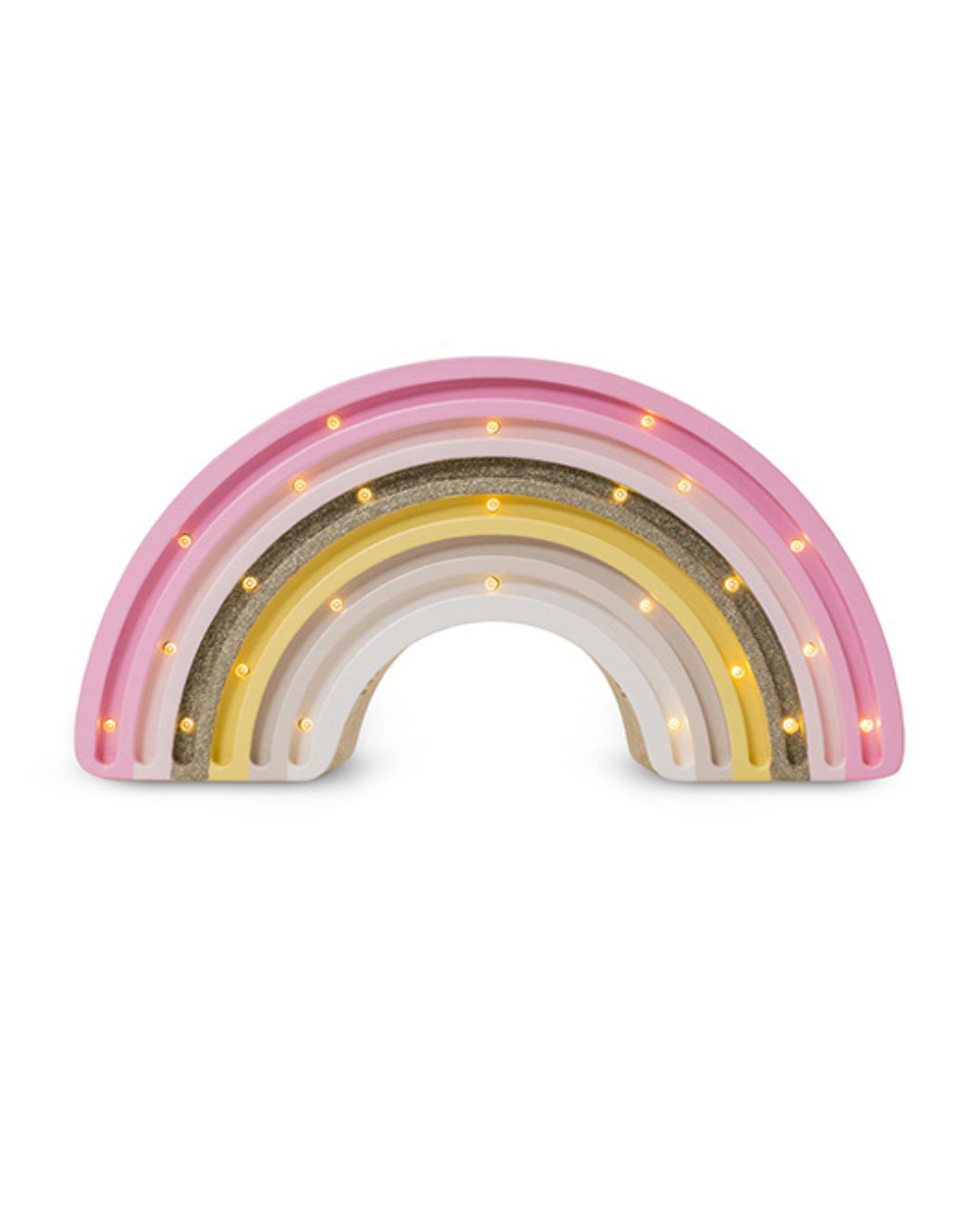 Little Lights Night Light, Rainbow Golden Rose