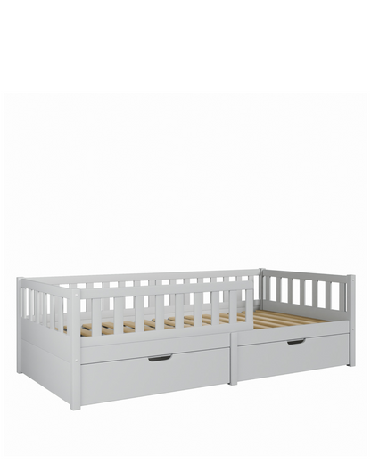 Inmondo, Sänky Miyo, 90х190cm, Light Grey