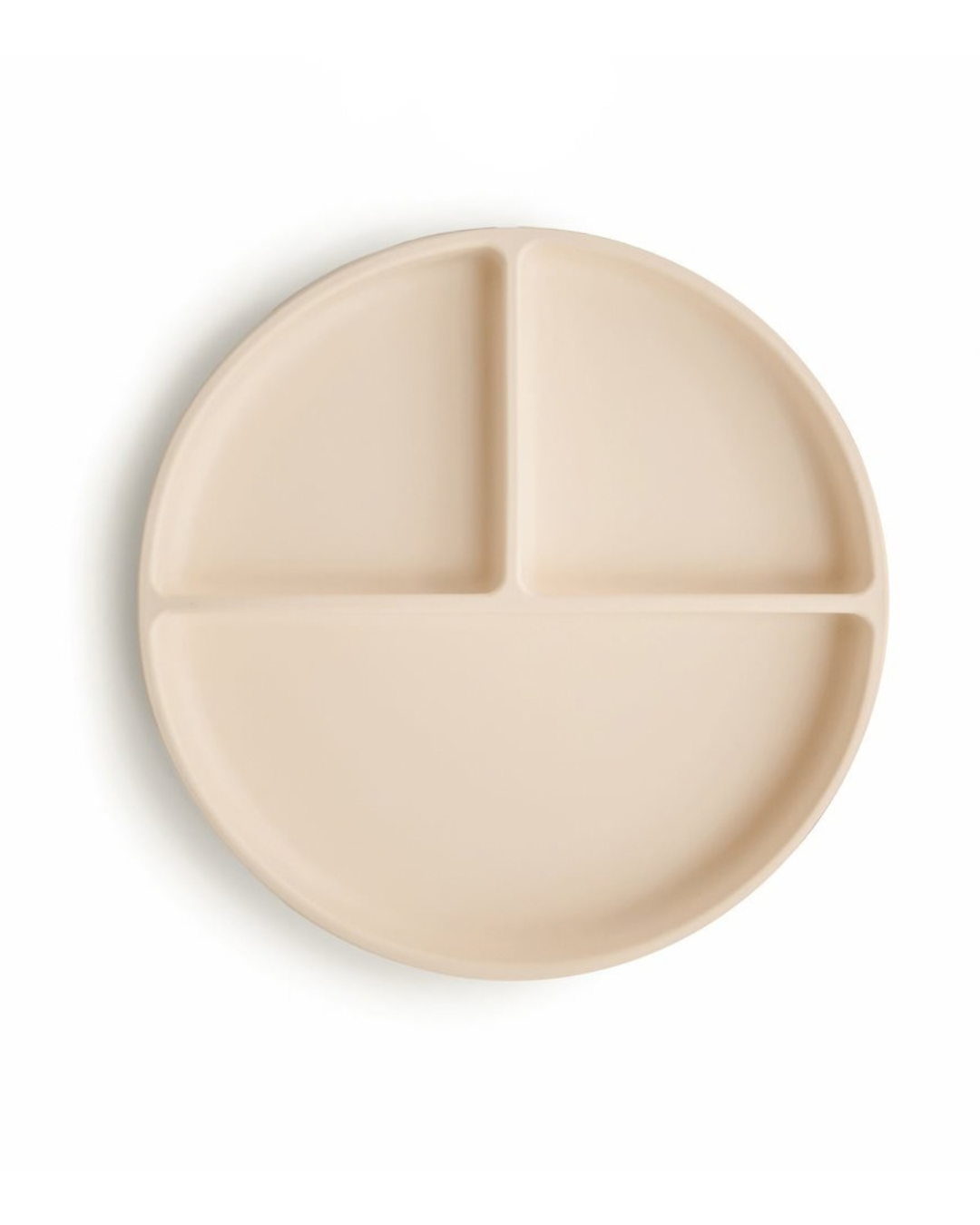 Mushie, Silicone Plate with Suction Cup, Shifting Sand