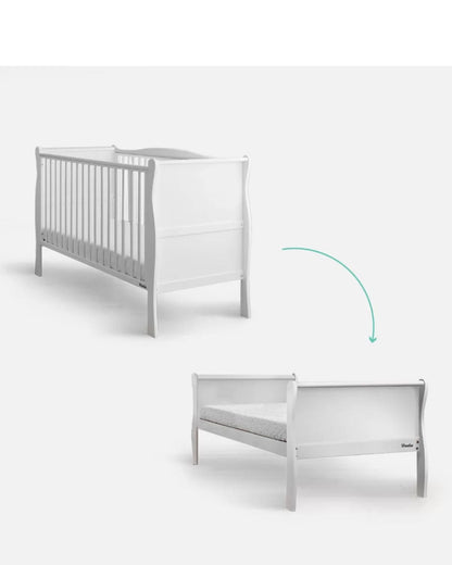 Woodies, Cot Noble 2 in 1 70x140 cm, Vit