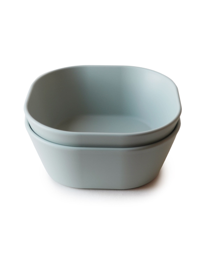 Mushie, Bowl 2pcs, Square Sage