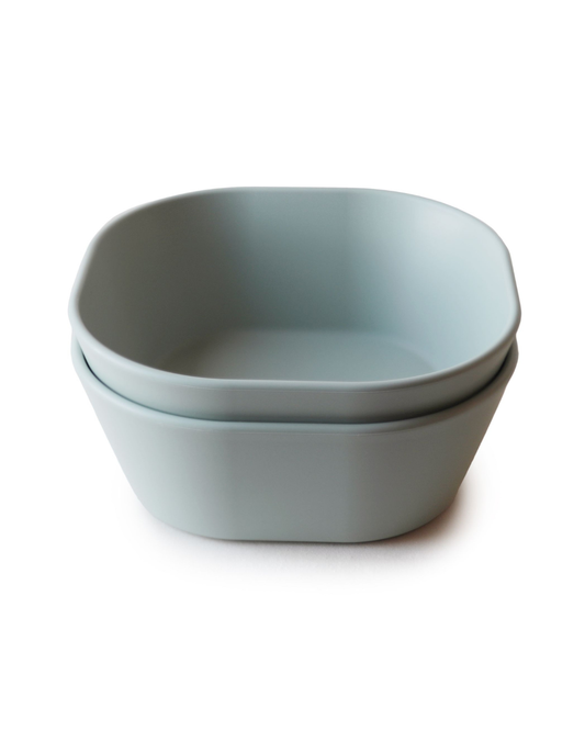 Mushie, Bowl 2pcs, Square Sage