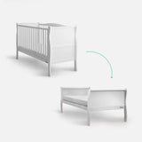 Woodies, Pinnasänky Noble 2 in 1 70x140 cm, White