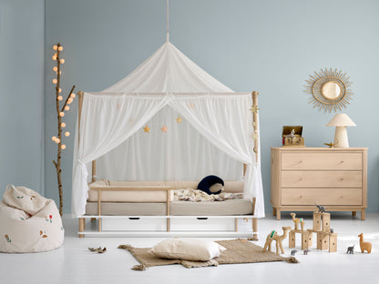 Oliver Furniture, Camp, Katossänky 90x180 cm, White/Oak