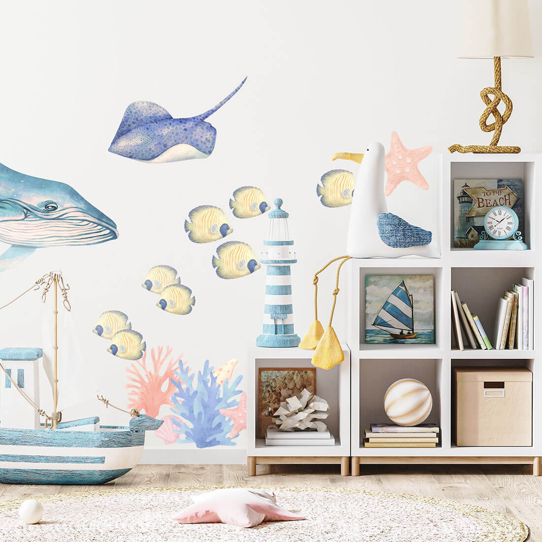 Pastelowe Love, Seinätarra Setti, Ocean Animals 1