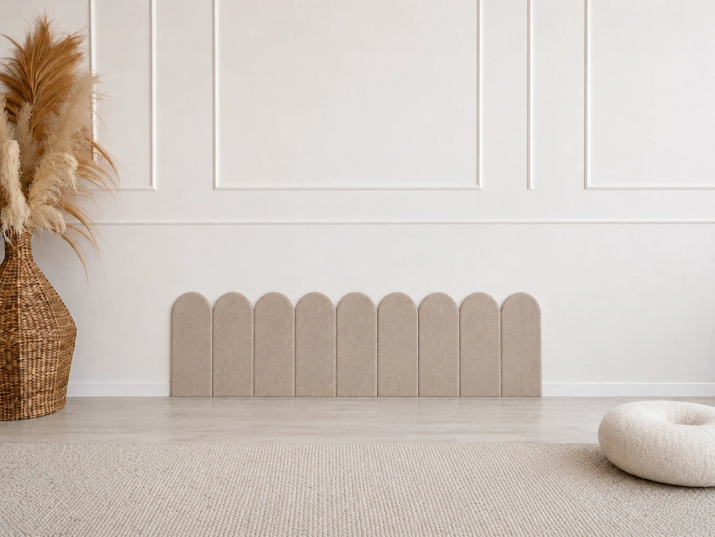 Monio, Seinäpaneeli 40X18cm, Boucle Beige