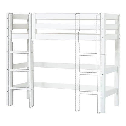 Hoppekids, ECO Luxury, Loft Sänky 70x160 cm, White