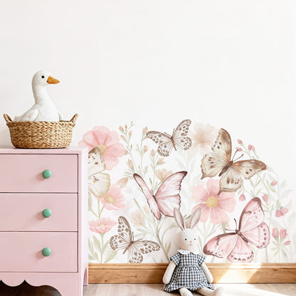 Pastelowe Love, Seinätarra XL, Butterflies