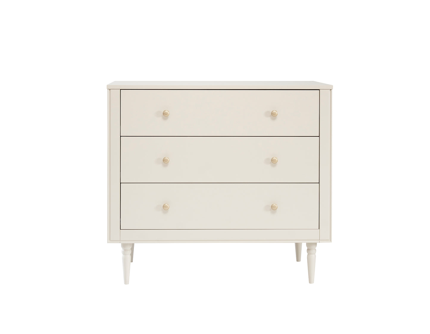 Pinio, Petite, Chest of 3 drawers, Champagne