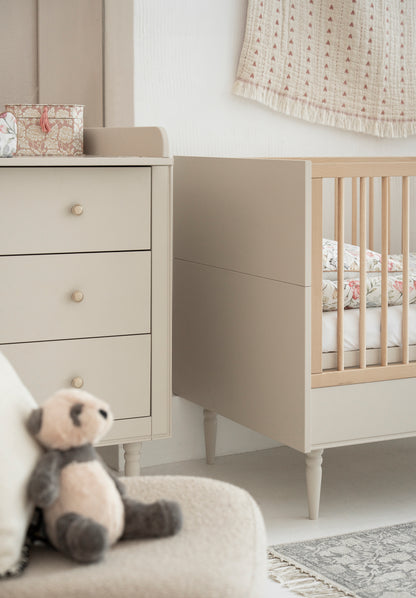 Pinio, Petite, Chest of 3 drawers, Champagne