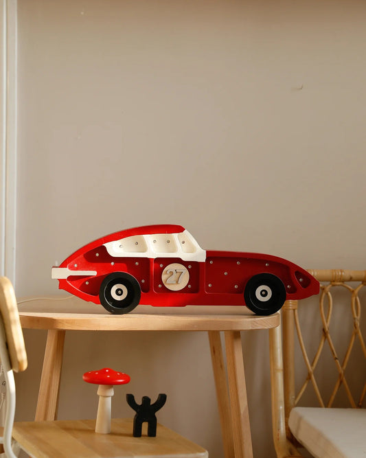 Little Lights Night Light, Race Car Red