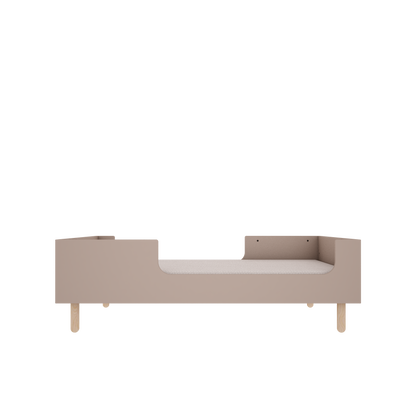 Wood Luck Design, Cot &amp; Junior Bed 2 IN 1, 70x140 cm, Truffle