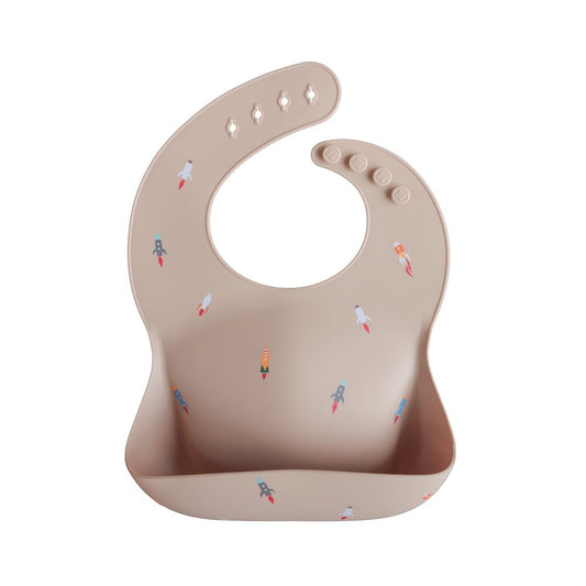 Mushie Bib, Silver Sage