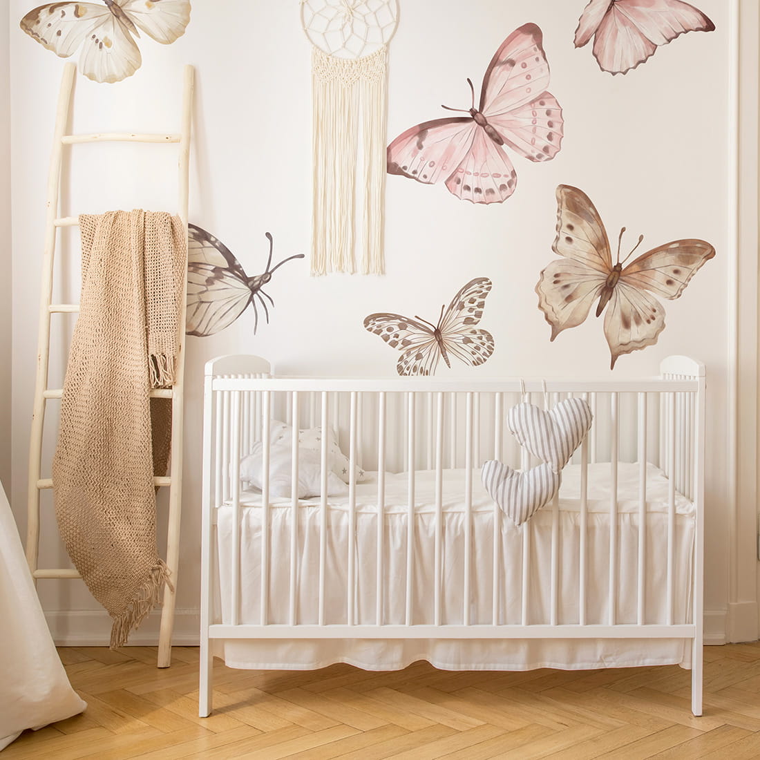 Pastelowelove, Seinätarra Setti L, Butterflies