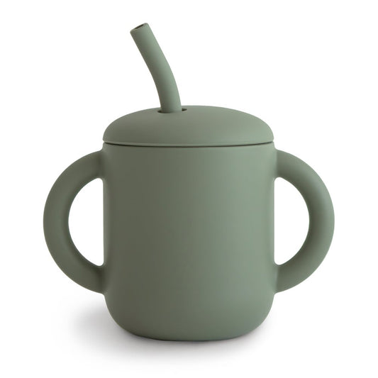 Mushie, silikonhallmugg, torkad timjan