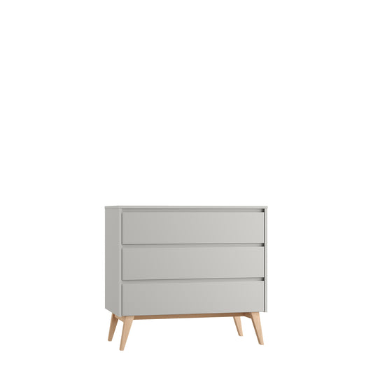 Pinio, Swing Chest of 3 drawers, Grey