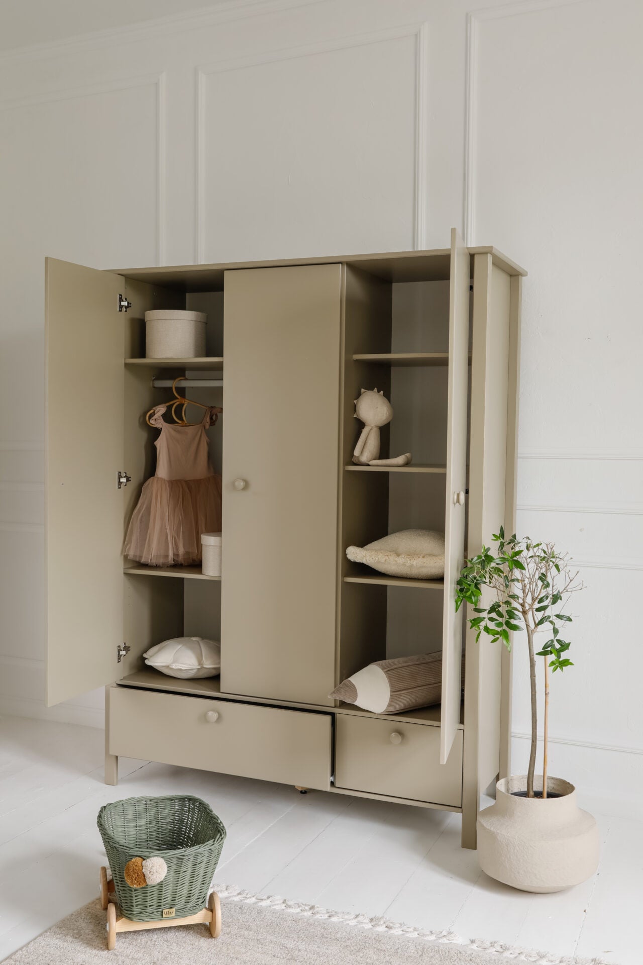 Inmondo, Collet Wardrobe 3-doors, Various colors