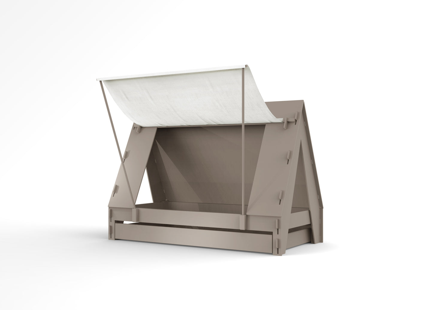 Mathy By Bols Säng 90x200, Tält Enkel &amp; Utdragssäng