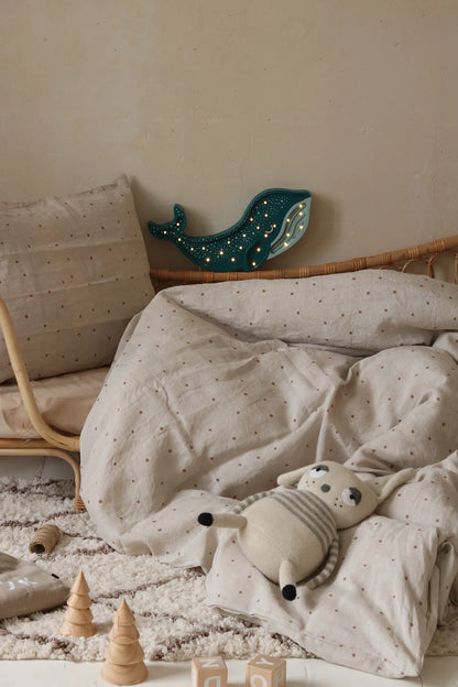 Little Lights Night Light, Whale Galaxy Teal