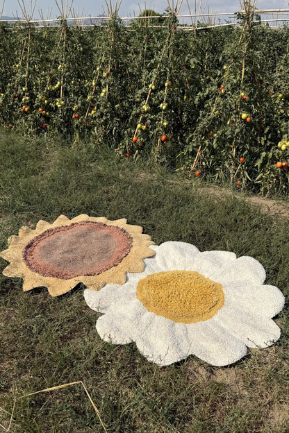 Petals&Pals, Pestävä Matto, White Daisy