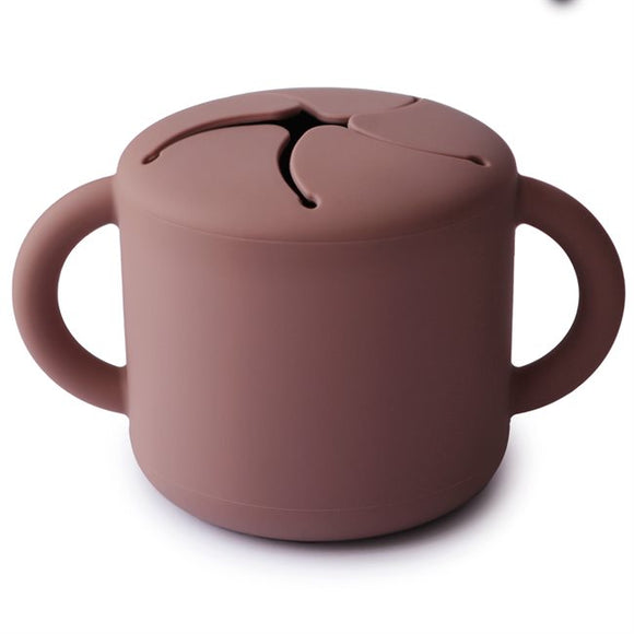 Mushie Silikoninen Snack Cup, Woodchuck