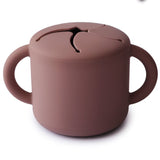 Mushie Silikoninen Snack Cup, Woodchuck