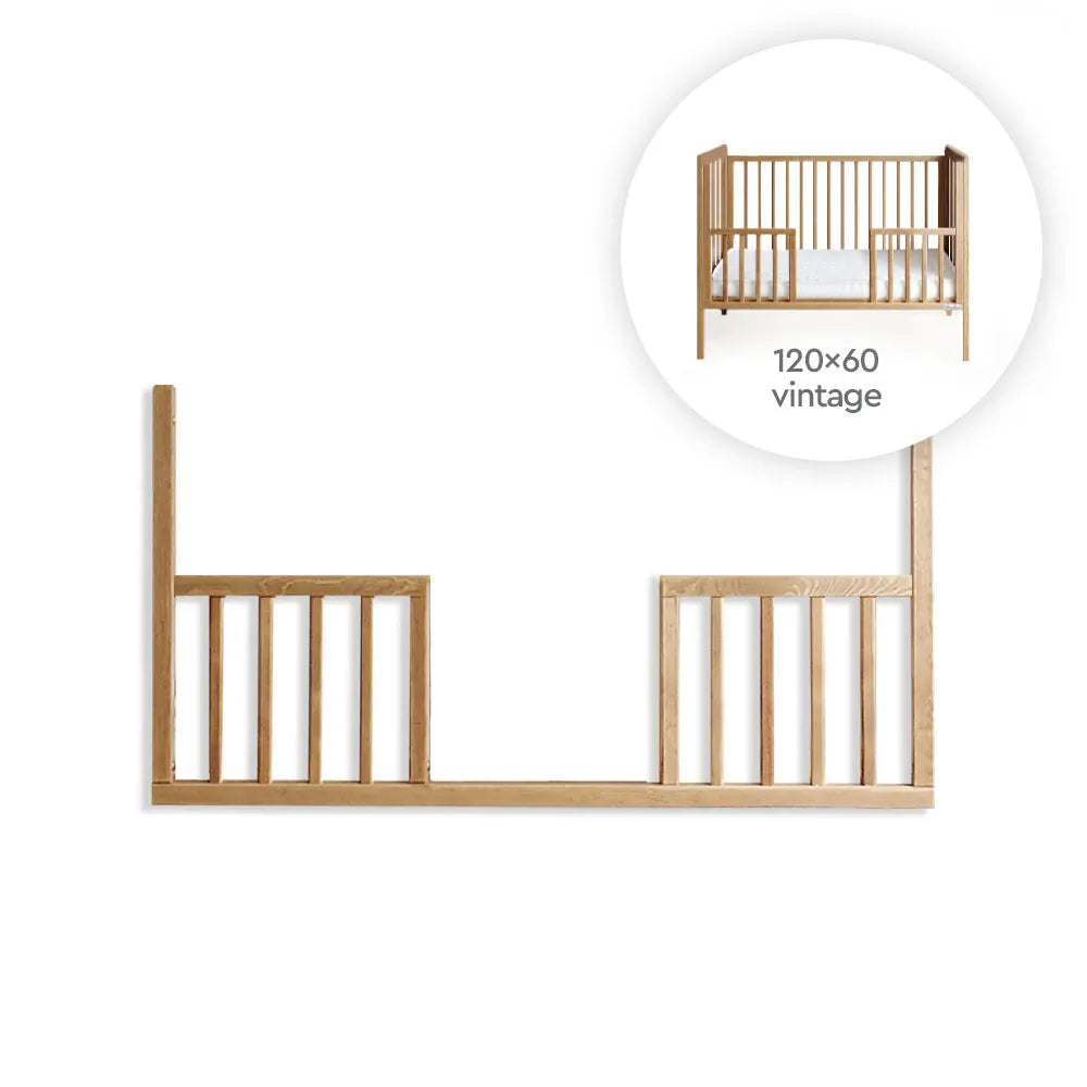 Woodies, Classic, Pinnasängyn (60x120 cm) Turvalaita Daybed, Pähkinä