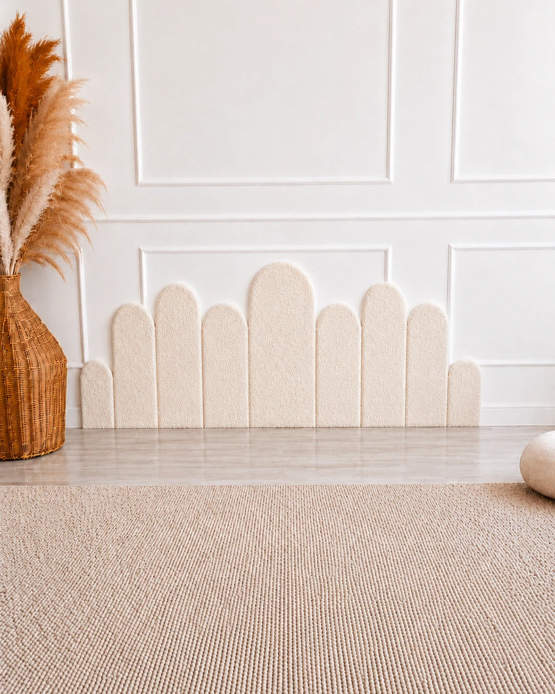 Monio, Seinäpaneeli 40X18cm, Boucle Cream