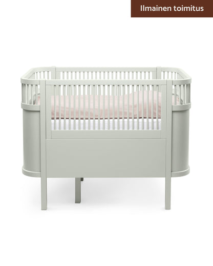 Zebra, Cot&amp;Junior bed 2in1, Mist Green
