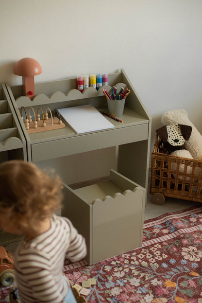 Book Nook, Montessori Pöytä ja Tuolit, Sage