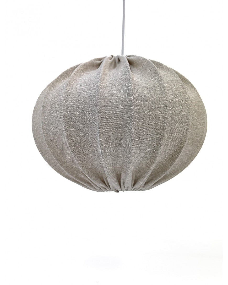 Lampunvarjostin, Pumpkin, Natural Linen