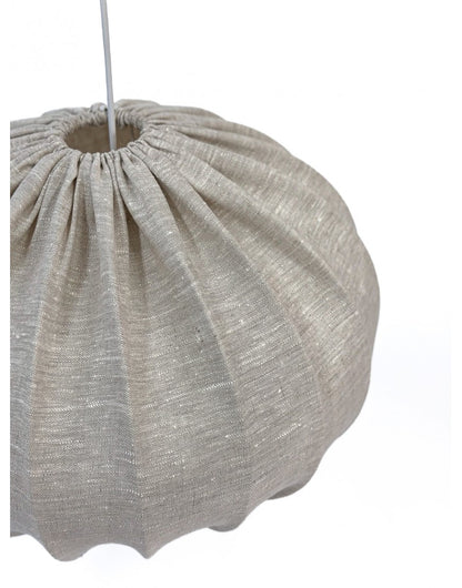 Lampunvarjostin, Pumpkin, Natural Linen
