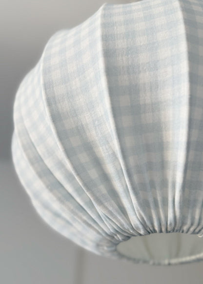 Lampunvarjostin, Pumpkin, Muslin Blue