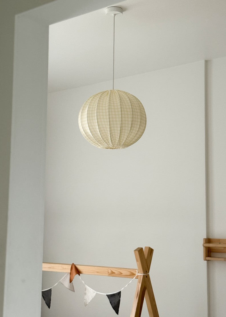 Lampunvarjostin, Pumpkin, Muslin Yellow