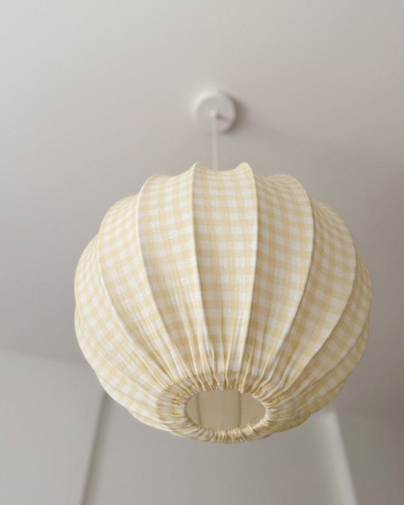 Lampunvarjostin, Pumpkin, Muslin Yellow