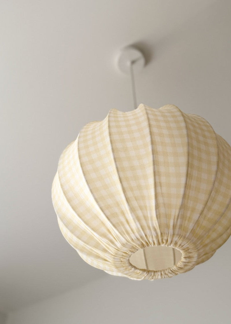 Lampunvarjostin, Pumpkin, Muslin Yellow