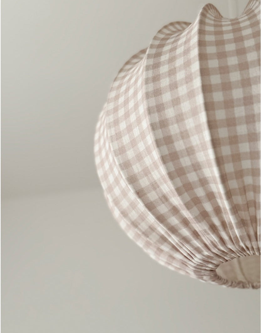 Lampunvarjostin, Pumpkin, Muslin Cream