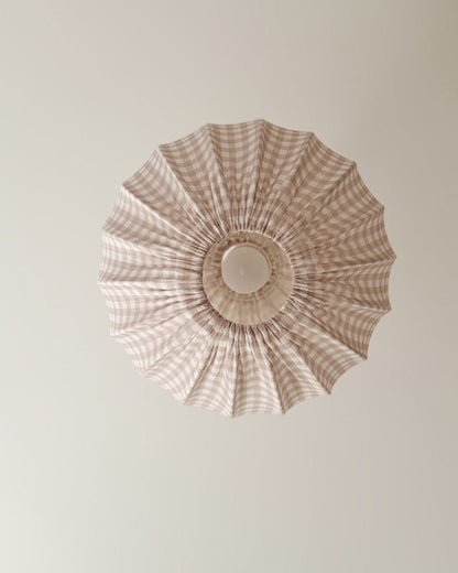 Lampunvarjostin, Pumpkin, Muslin Cream